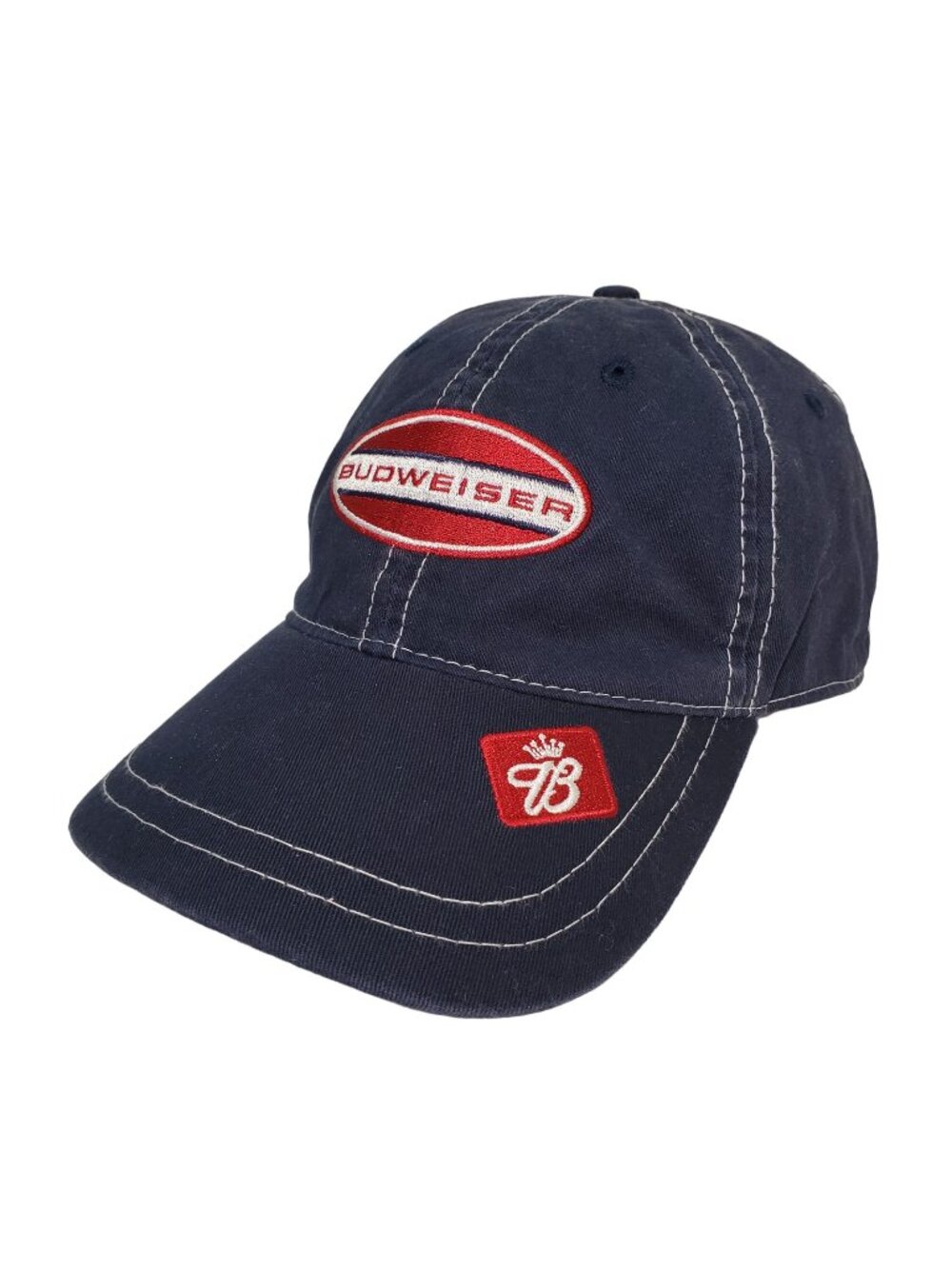 Vintage 2004 Budweiser Anheuser-Busch King Beers Embroidered Strap Back Cap Hat